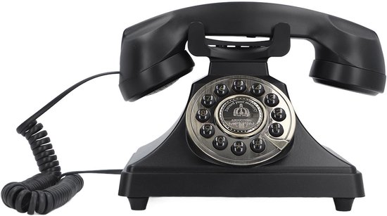 Phone met audio gastenboek - vintage telefoon voor bruiloften - verjaardagen - jubilea - ideaal voor vintage liefhebbers van Merkloos	