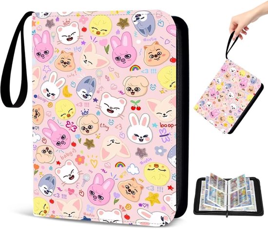 Photocard Binder - Cartoon Stray Kids Photocards Houder - SKZ Skzoo Album 400 Kaarten - Album voor SKZ - Kpop Merch voor Stay en Fans van Kinderen van U&G Trends