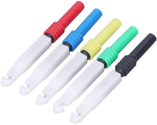 Piercing needles, high reliability, 0.7mm tip, non-slip construction with auto repair toes van Merkloos	