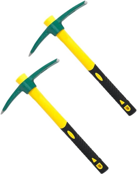 Pikhouweel Mattock Schoffel - Graafgereedschap Tuin - Terrein Bewerken - Heavy Duty Metaal - 1-3cm Fout - Kleur Foto