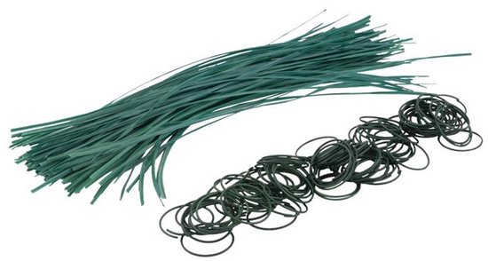 Plantenbinders 200-delig plastic groen