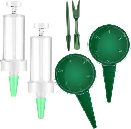 Plantgereedschap Set - Zaaien Wieden - Tuinieren Buiten - Ergonomisch Ontwerp - 6 Stuks - Diverse Kleuren