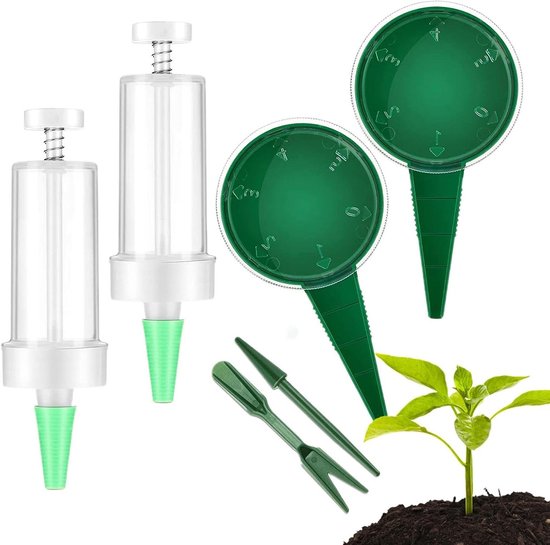 Plantgereedschap Set - Zaaigereedschap Handmatig - Zaaien Vereenvoudigen - Ergonomisch Ontwerp - 6 Stuks - Niet gespecificeerd