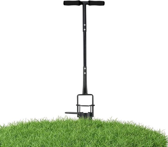 Plantgereedschap Staal - Graafhulp Tuin - Bloembollen Planten - Ergonomisch Handvat - 37 x 28 cm - Metaal