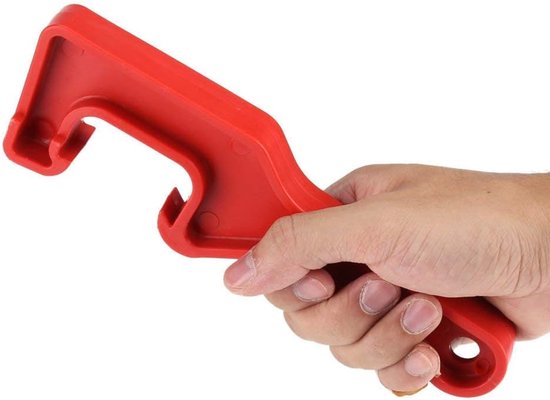 Plastic Paint Bucket Can Lid Bucket Opener Opening Tool for Home Office Garage(Red) van Jetec