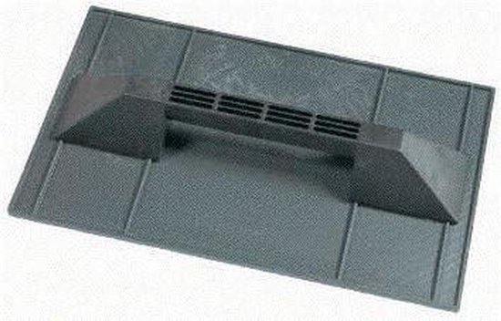 Plastic Schep - Platte Schop - Tuinonderhoud - Centrale Grip - 45x15cm - Grijs