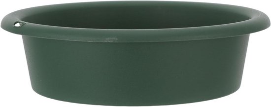 Plastic Tuinzeef - Grindzeef Compostzeef - Grond Ziften - Ergonomisch Handvat - 31 x 31 x 8.5 cm - Groen
