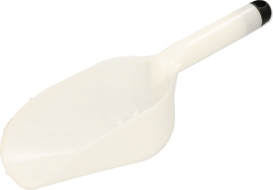Plasticforte Multifunctionele toepasbare schep - transparant - kunststof - 31 x 9 cm - doseerschep van Plasticforte