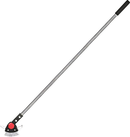 Ploutos® Onkruidborstel - Onkruidverwijderaars - Onkruidborstel Electrisch - Zilver/Zwart - 149cm x 16cm x 6cm
