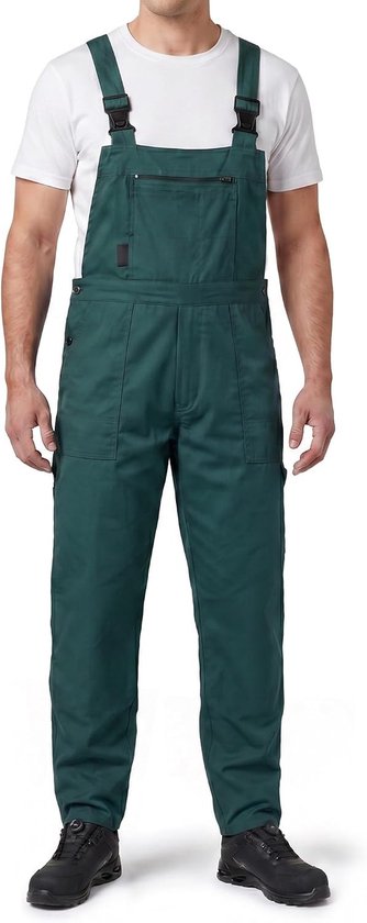 Pluton Werkbroek voor heren, werkbroek met multifunctionele zakken, beschermende tuinbroek, lang