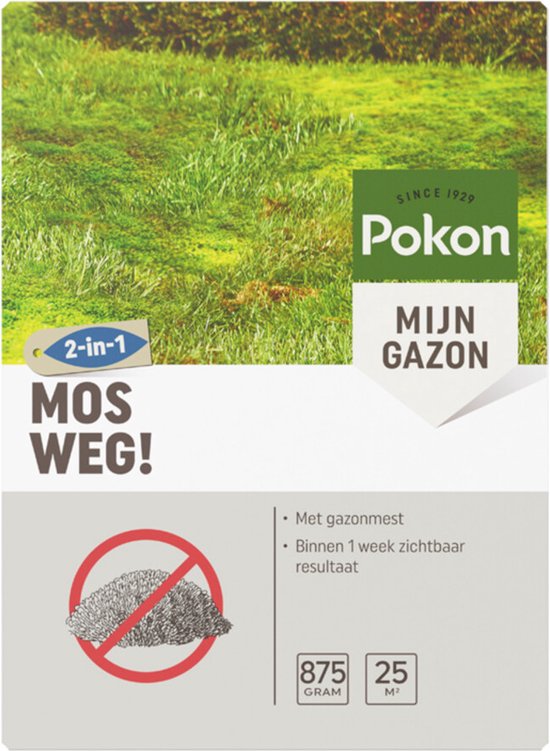 Pokon Mos Weg voor 25m2 - 6 x 875 gr - Voordeelverpakking