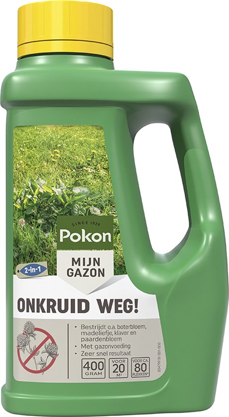 Pokon Onkruid Weg! - 400gr - Onkruidverdelger - Geschikt voor 20m² - Onkruidbestrijder