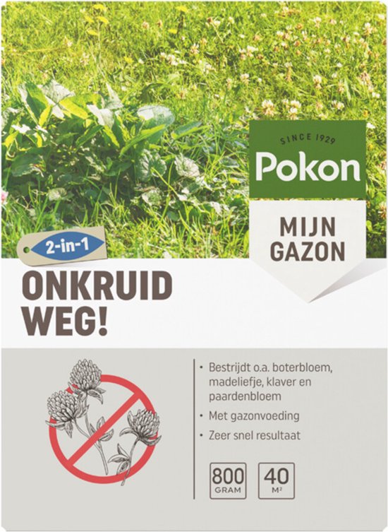 Pokon Onkruid Weg voor 40m2 - 6 x 800 gr - Voordeelverpakking