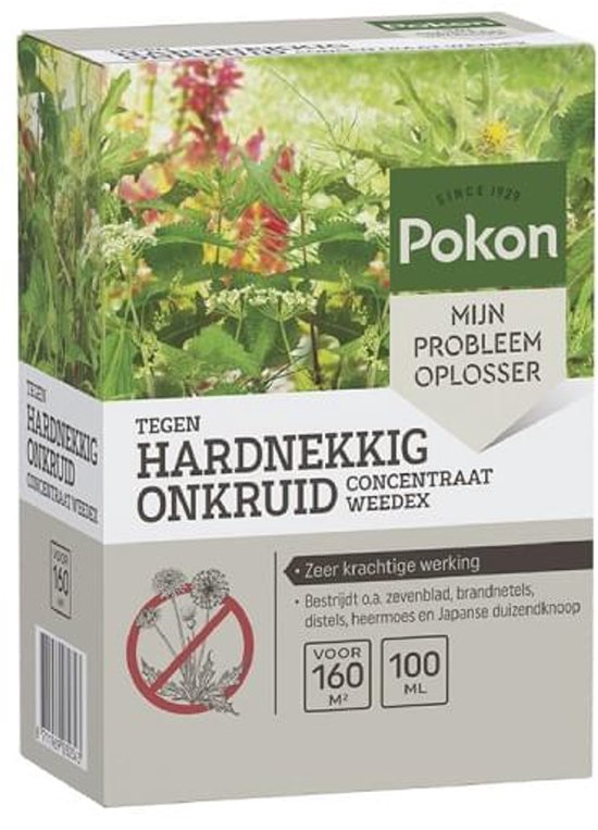 Pokon Tegen Hardnekkig Onkruid Weedex Concentraat (100 ml) - Krachtige Onkruidverdelger - Met gratis cheatsheet