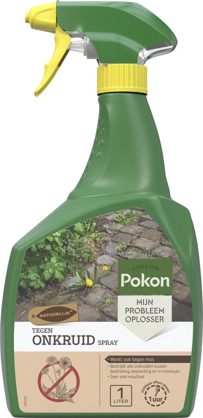 Pokon tegen Onkruid - Spray - 1l - Onkruidbestrijding - Natuurlijk van Merkloos	