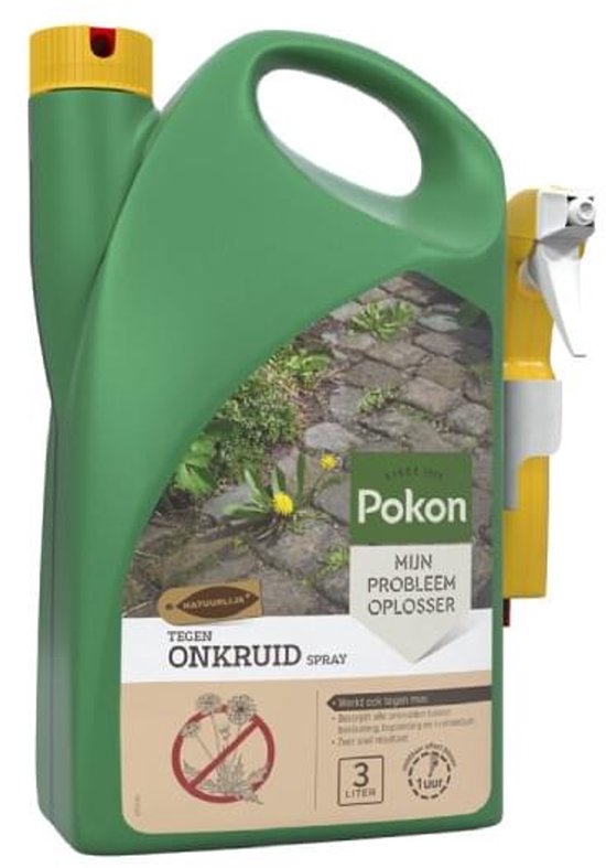 Pokon Tegen Onkruid Spray (3000 ml) - Krachtige Onkruidverdelger - Met gratis cheatsheet