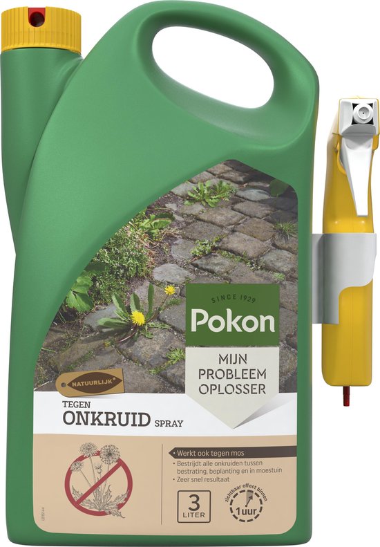 Pokon tegen Onkruid - Spray - 3l - Onkruidbestrijding - Natuurlijk van Merkloos	
