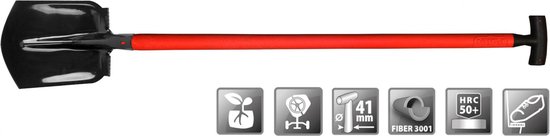 Polet Drents 00 fiber T steel met voetsteun bats van Polet.