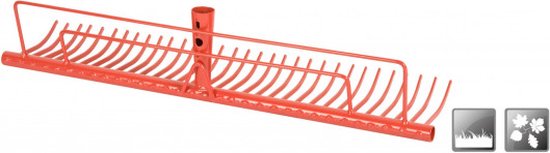 Polet gazonhark 580mm zonder steel van Merkloos	