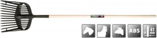 Polet Riek hm 327x395mm k.st.zw. steel es van Polet.