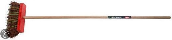 Polet straatbezem 300mm sherbro / balleinen FSC 100% met essen steel 160cm van Polet.