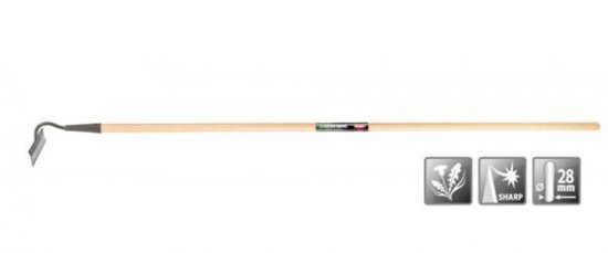 Polet tuinhak 160mm met houten steel 150cm van Polet.