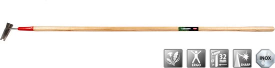 Polet U-schoffelhak 100mm met steel 1.5m/32mm van Polet.