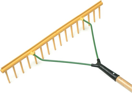 Polyhark voorzien van Egaliseerkant, met steel 160cm van Poly