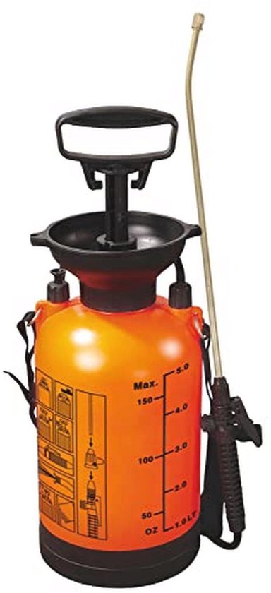 Pompverstuiver 5 Liter - Ergonomisch en Duurzaam Tu gereedschap