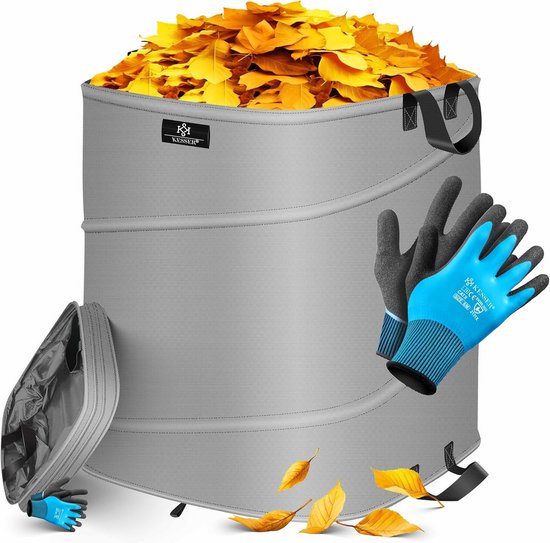 Pop-up Tuinzak 73 Liter - Zelfstaand en Opvouwbaar met Handgrepen - Ideaal voor Tuinafval van Merkloos	