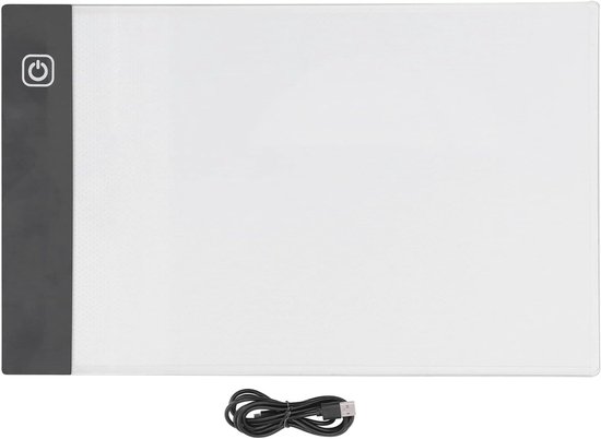 Portable A5 LED Copier Board Light Tracing Box, A5 Led Light Table Light Pad 3.5W 0.6A 3 Levels Dimming Touch Sensor LED Drawing Copier Board van Yosoo