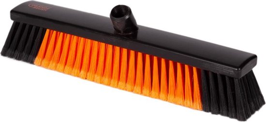 Portuur - OrangeBrush - Straatbezem - Bezem - Hard - 45 cm - Gemaakt van gerecycled kunststof - OB20245 van Portuur