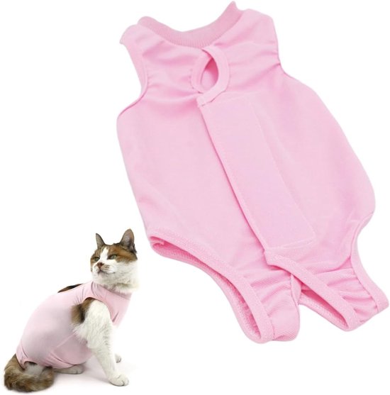 Postoperative Cat Recovery Clothing - Leak-Proof Castration Clothing - Teats for Cats met Abdominal Wonden of Huidziekten van Merkloos	