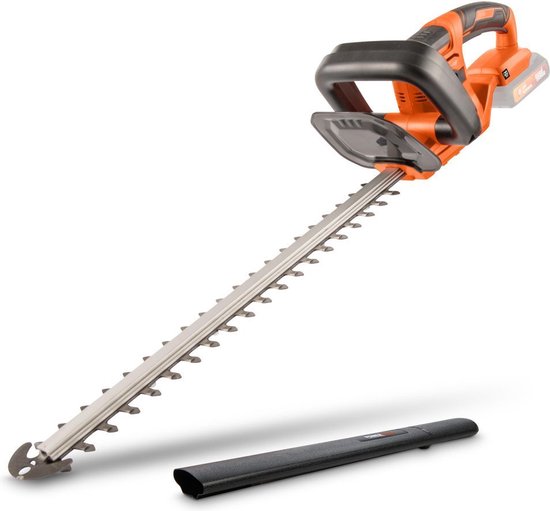 Powerplus Accu-heggenschaar POWDPG75301 - Accu-haagschaar van 20 v, zonder accu en lader, mes van 515 mm en snijafstand van 15 mm, tuingereedschap van Powerplus