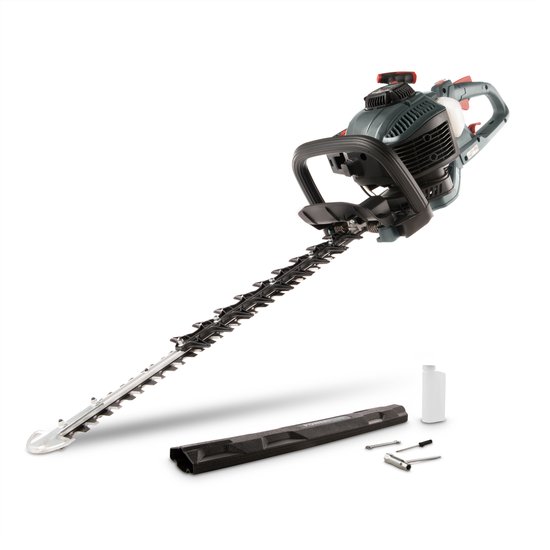 Powerplus Benzine Heggenschaar POWPG30110 - Benzine haagschaar van 22,2 cc, mes van 610 mm en afstand van 27.5 mm, tuingereedschap voor het knippen van struiken, heggen en planten van Powerplus