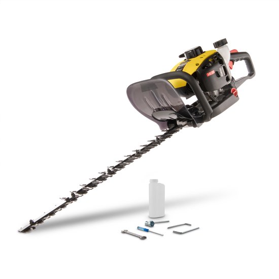 Powerplus Benzine Heggenschaar POWXG2018 - Benzine haagschaar van 25,4 cc, mes van 640 mm en afstand van 28 mm, tuingereedschap voor het knippen van struiken, heggen en planten van Powerplus