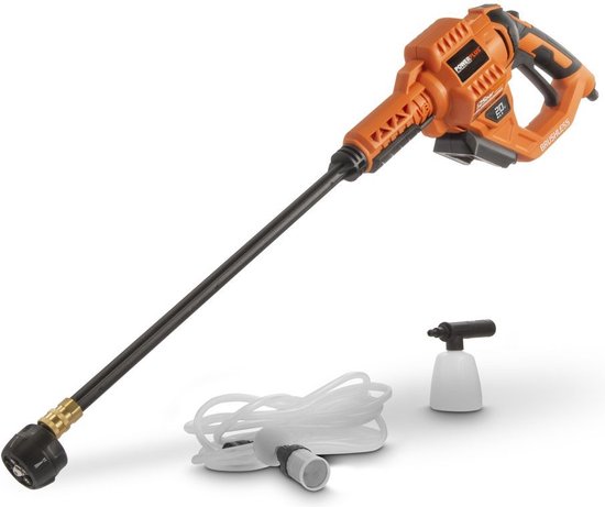 Powerplus Dual Power POWDPG80620 Hogedrukreiniger - 20V - Brushless - 25 bar - 170 l/h - Incl. 6m slang en accessoires - Excl. accu en lader van Powerplus