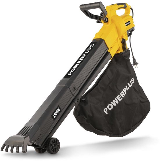 Powerplus Elektrische Bladblazer POWXG4039 - Elektrische Bladblazer en Bladzuiger van 3800 W - Tuingereedschap van Powerplus