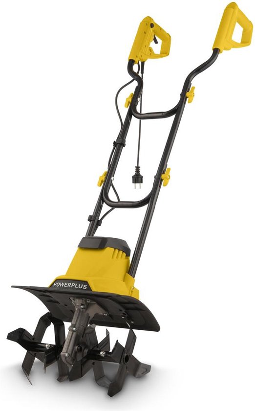 Powerplus Elektrische Grondfrees POWEG70200 - Elektrische cultivator van 1200 W, 4 messen, werkdiepte van 220mm en werkbreedte van 360mm, tuingereedschap van Powerplus