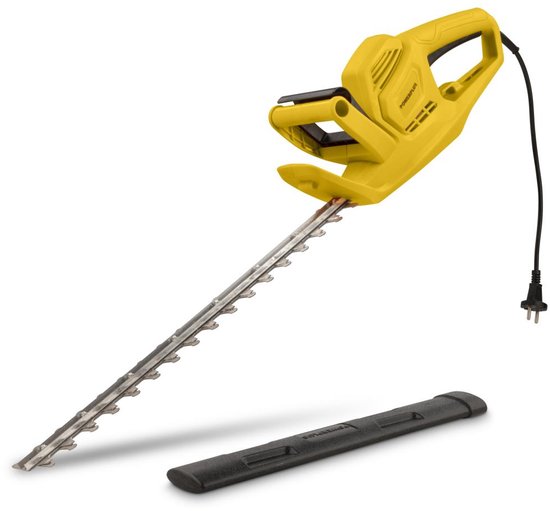 Powerplus Elektrische Heggenschaar POWEG20071 - Elektrische haagschaar van 500 W, mes van 550 mm en snijafstand van 20 mm, tuingereedschap voor het knippen van struiken, heggen en planten van Powerplus