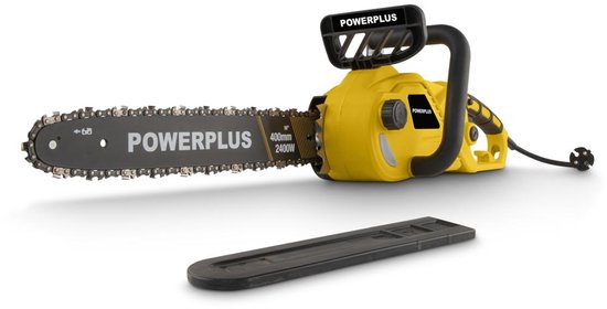 Powerplus Elektrische Kettingzaag POWXG10024 - Elektrische snoeizaag 2400W, zaagblad van 40cm, automatische kettingsmering, tuingereedschap van Powerplus