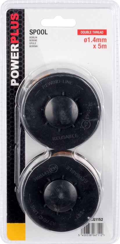 Powerplus POWACG1152 Bobijn - Spoel voor grastimmer en bosmaaier -#2 powxg30030 van Powerplus