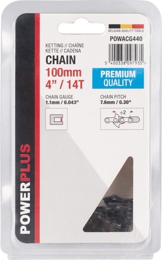 Powerplus POWACG440 - Ketting voor Kettingzaag - 100mm van Powerplus