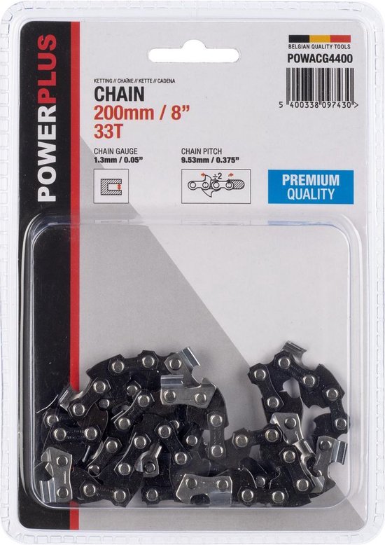 Powerplus POWACG4400 Ketting - 8" - 200mm - 33T - Premium