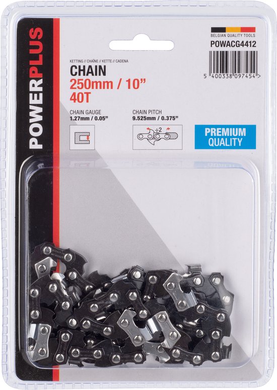 Powerplus - POWACG4412 - Ketting - 10" - 250mm - 40T - Premium van Powerplus