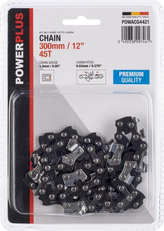 Powerplus POWACG4421 Ketting - 12" - 300mm - 45T - Premium van Powerplus