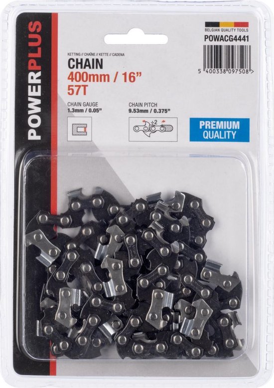 Powerplus POWACG4441 Ketting - 16" - 400mm - 57T - Premium van Powerplus