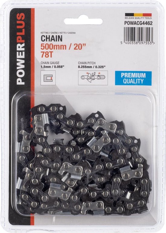 Powerplus POWACG4462 Ketting - 20" - 500mm - 78T - Premium van Powerplus