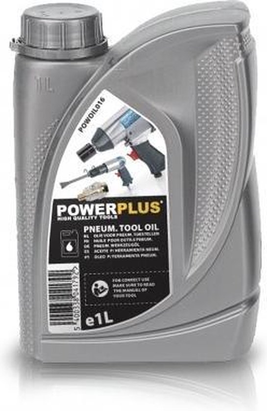 Powerplus POWOIL016 Pneumatische olie - 1 liter olie voor pneumatische machines van Merkloos	