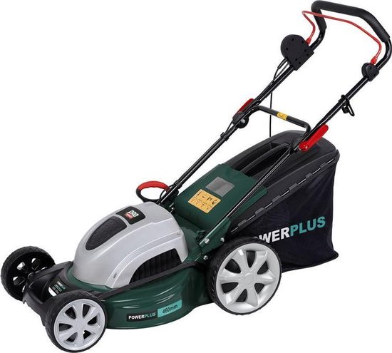Powerplus POWPG10240 Grasmaaier - 1800 W - 46 cm maaibreedte - Instelbare maaihoogte: 30-90 mm van Powerplus